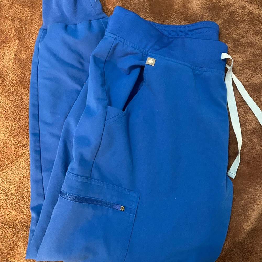 Large Petite royal blue fig pants